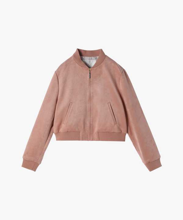 【Outlet】スエードライクブルゾン