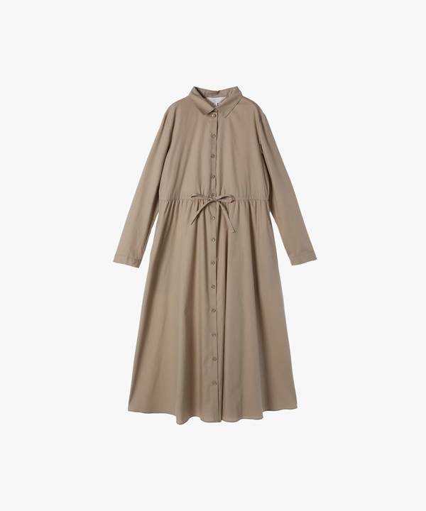 【Outlet】ロングスリーブシャツドレス