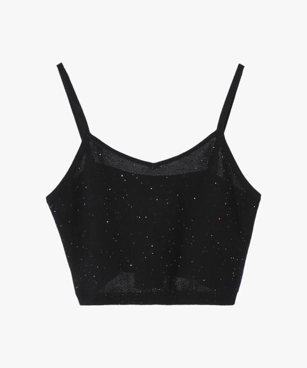 【Outlet】スパングルニットキャミ