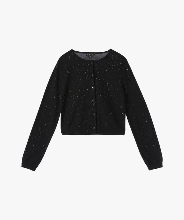 【Outlet】スパングルニットカーディガン