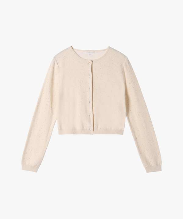 【Outlet】スパングルニットカーディガン
