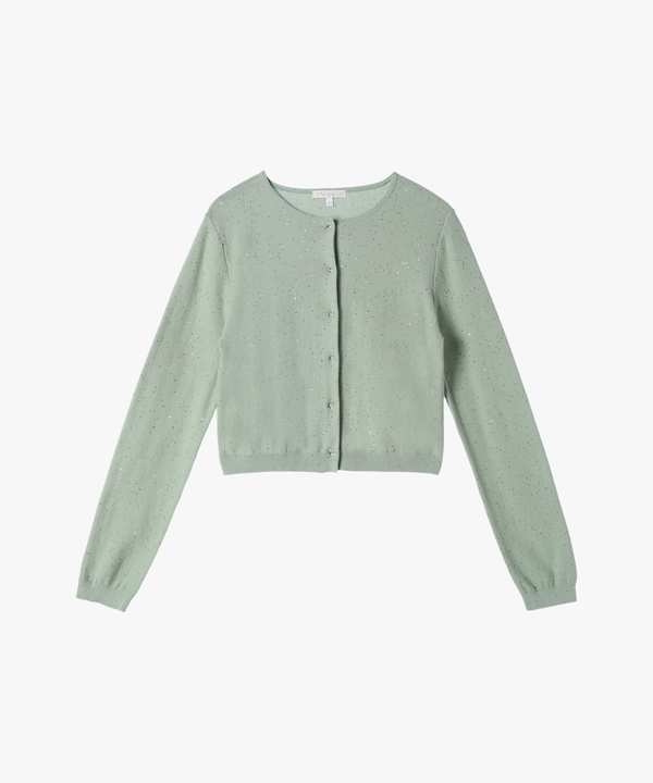 【Outlet】スパングルニットカーディガン