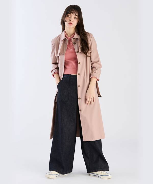 【Outlet】ベーシックツイルトレンチコート