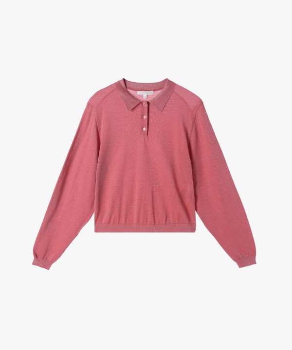 【Outlet】ラメニットポロ