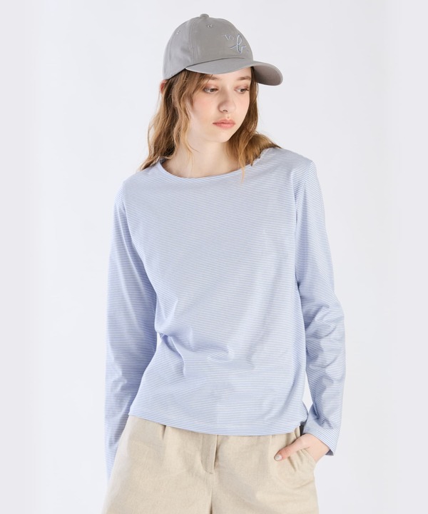 【Outlet】ボーダーロングスリーブTシャツ