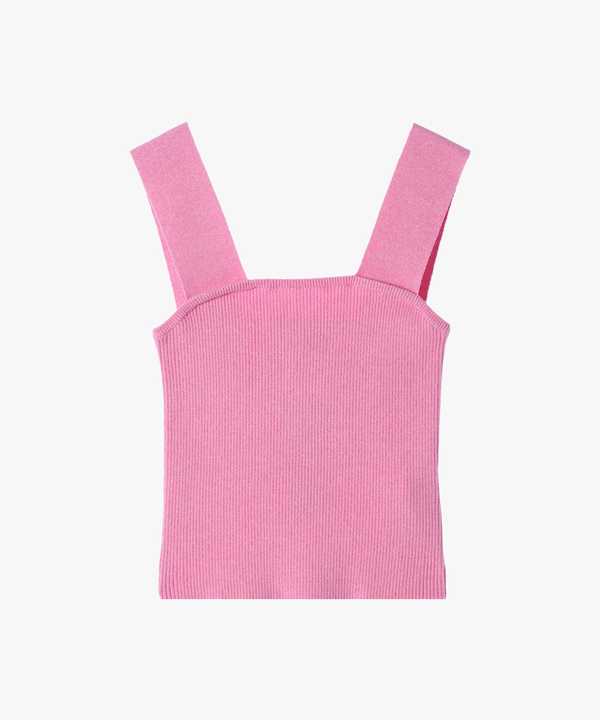 【Outlet】コットンリブタンクトップ