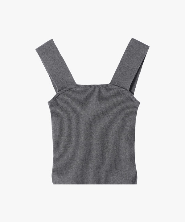 【Outlet】コットンリブタンクトップ