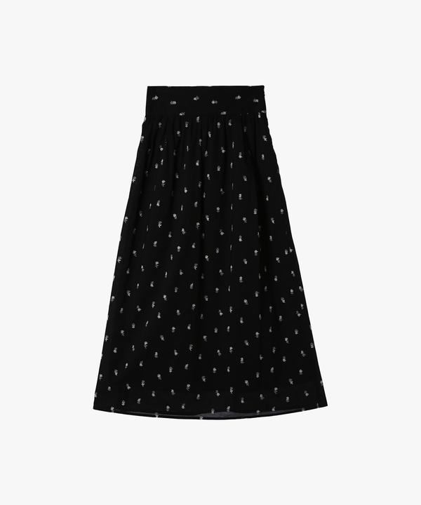 【Outlet】フラワーエンブロイダリースカート