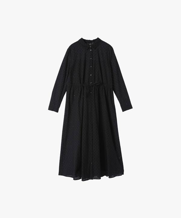 【Outlet】コットンフラワーレースワンピース