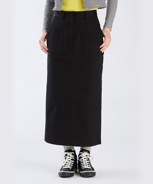 【Outlet】コットンストレッチチノスカート