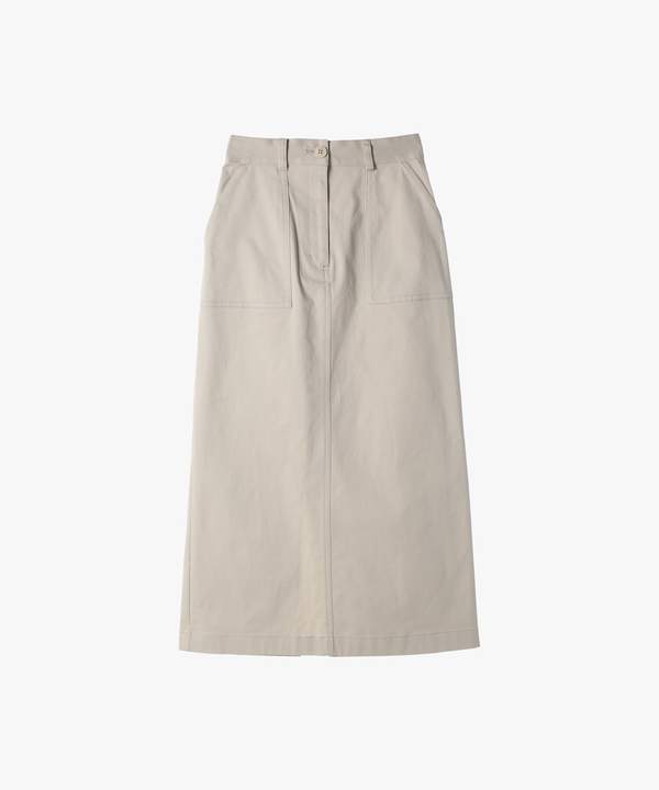 【Outlet】コットンストレッチチノスカート