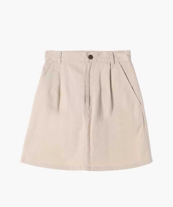 【Outlet】コットンツイルミニスカート