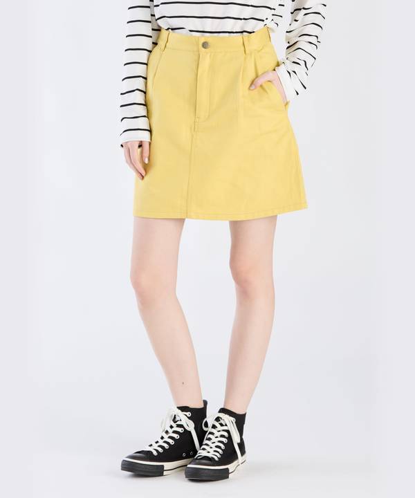 【Outlet】コットンツイルミニスカート