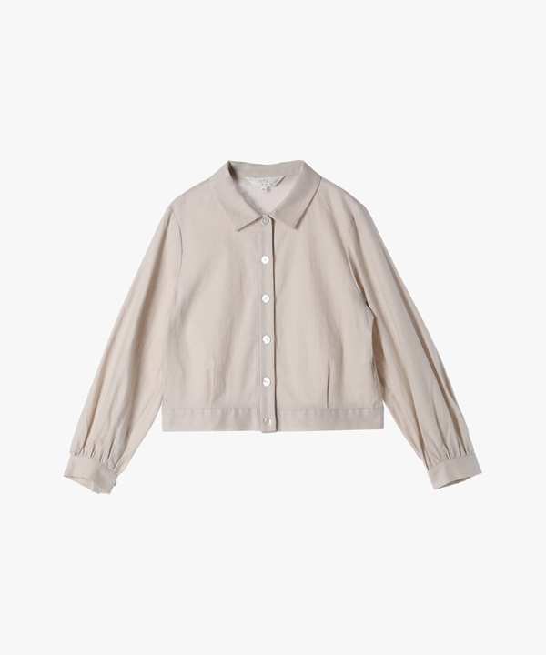 【Outlet】コットンリネンポプリンジャケット