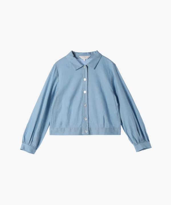 【Outlet】コットンリネンポプリンジャケット