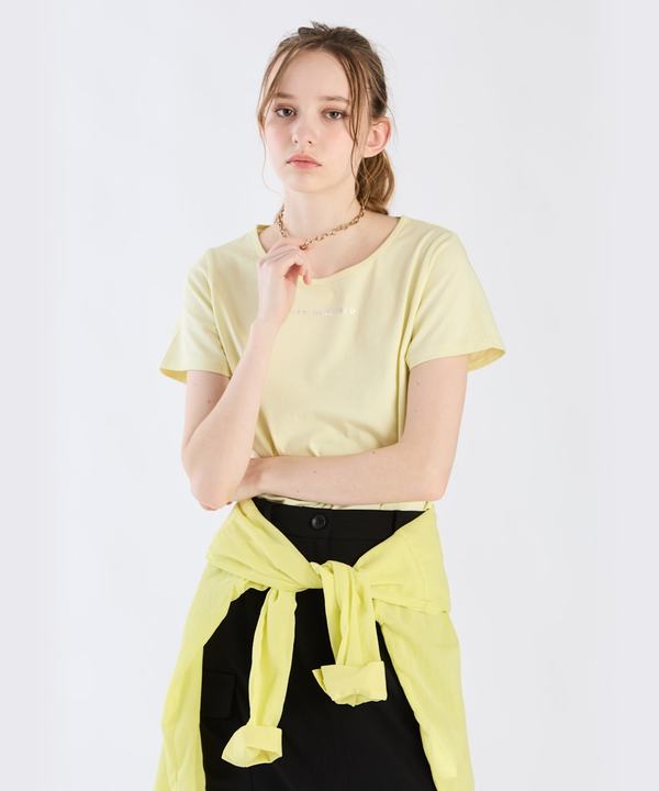 【Outlet】ロゴフォイルプリントTシャツ