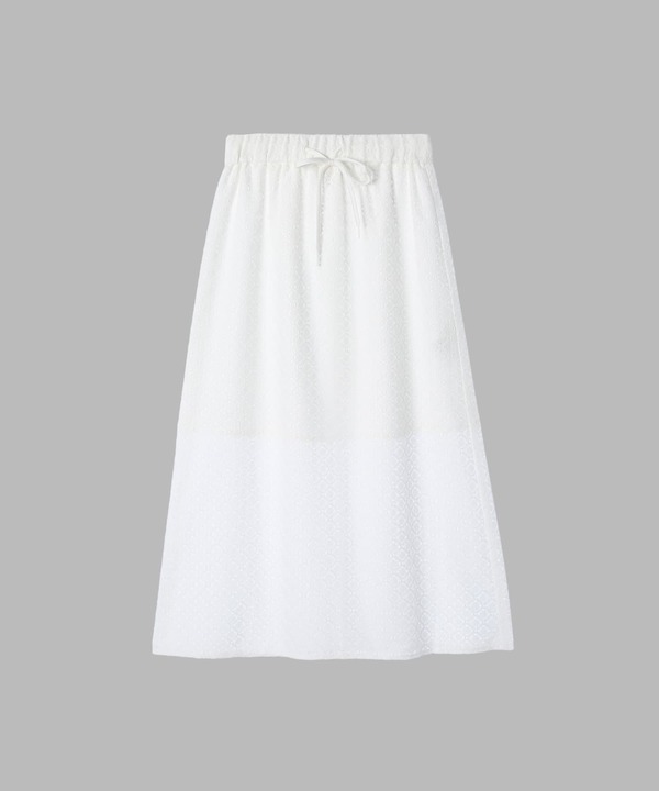 【Outlet】オプティカルレーススカート