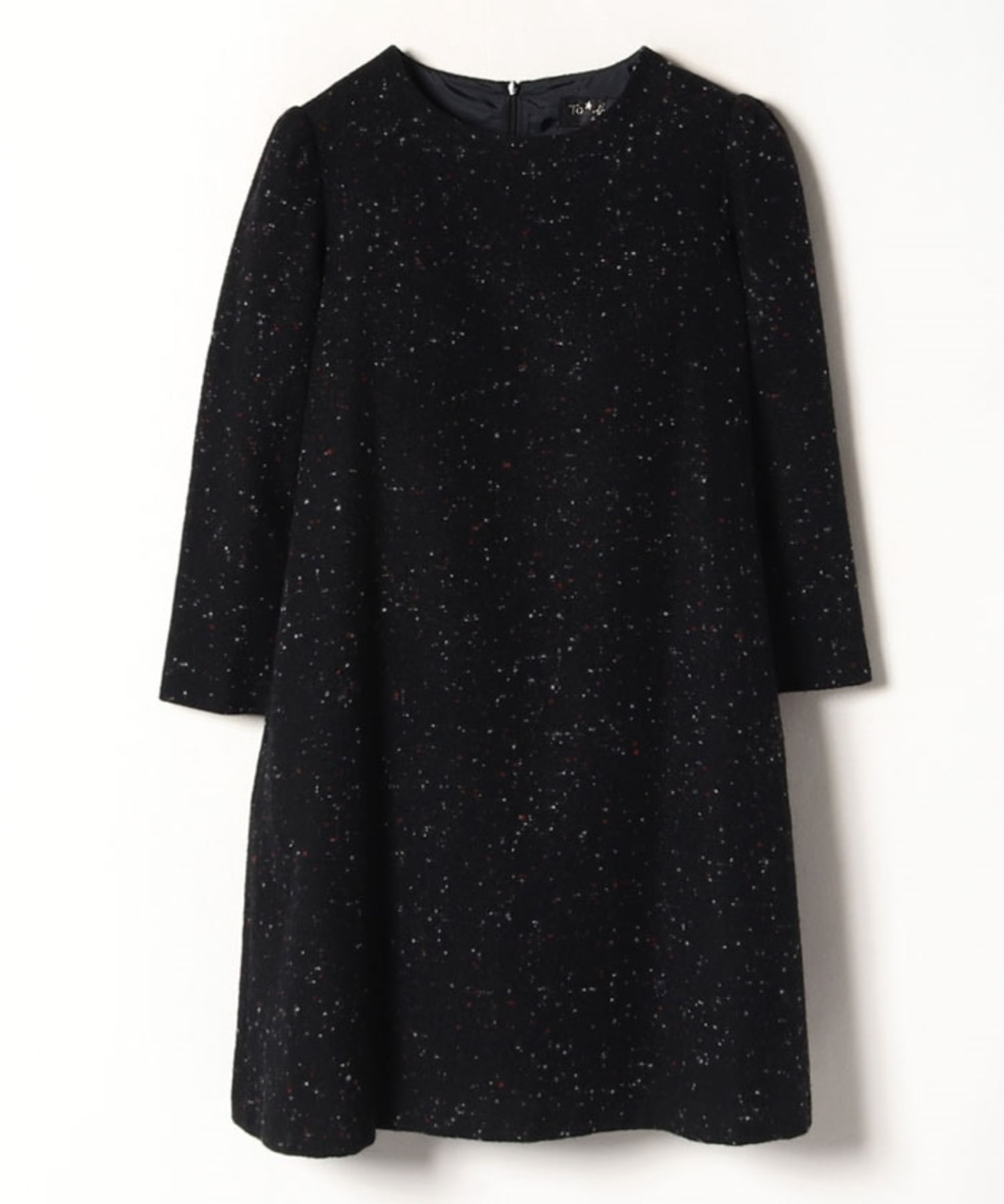WN72 ROBE ネップツイードワンピース |To b. by agnès b.(トゥービー