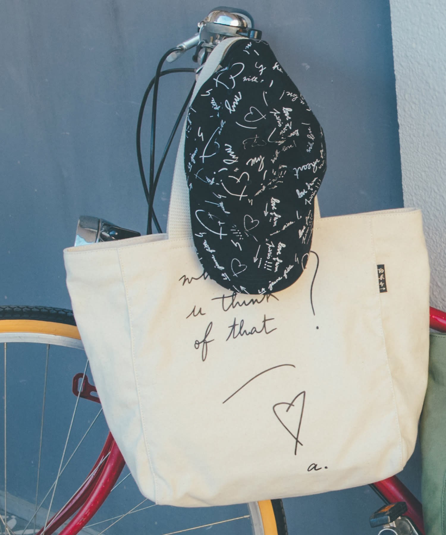 WQ87 SAC メッセージトートバッグ