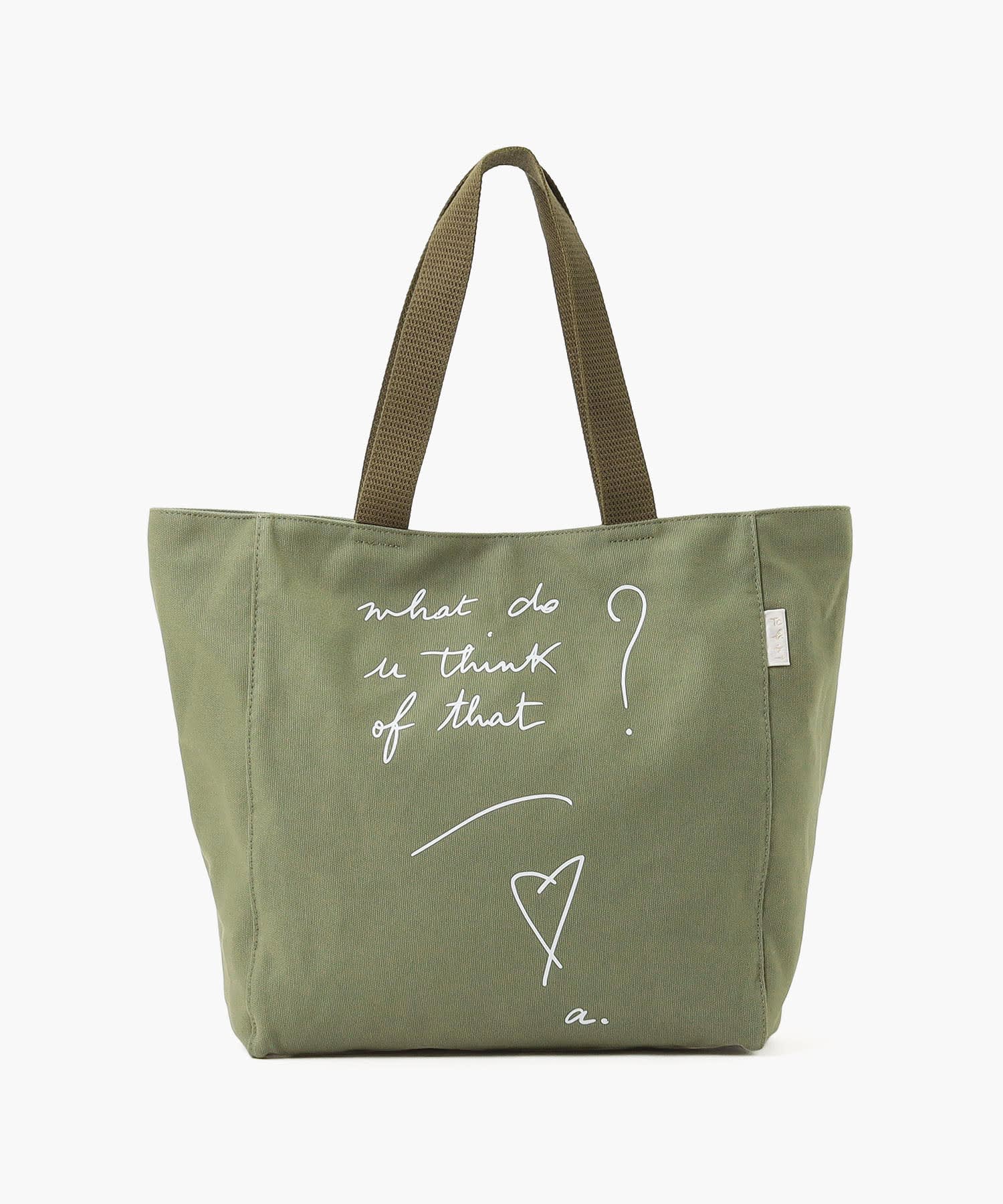 WQ87 SAC メッセージトートバッグ