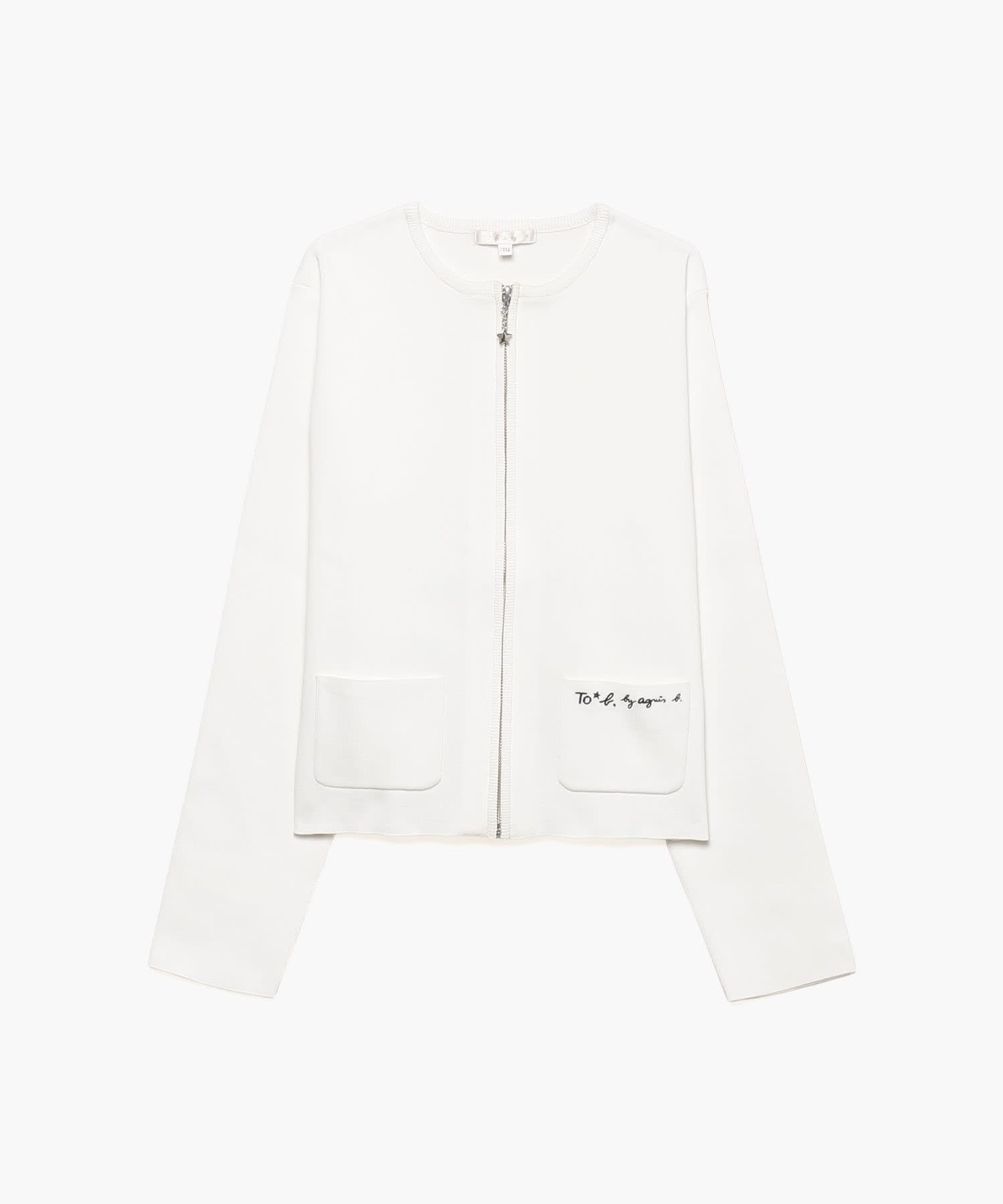WQ58 CARDIGAN ジップアップカーディガン