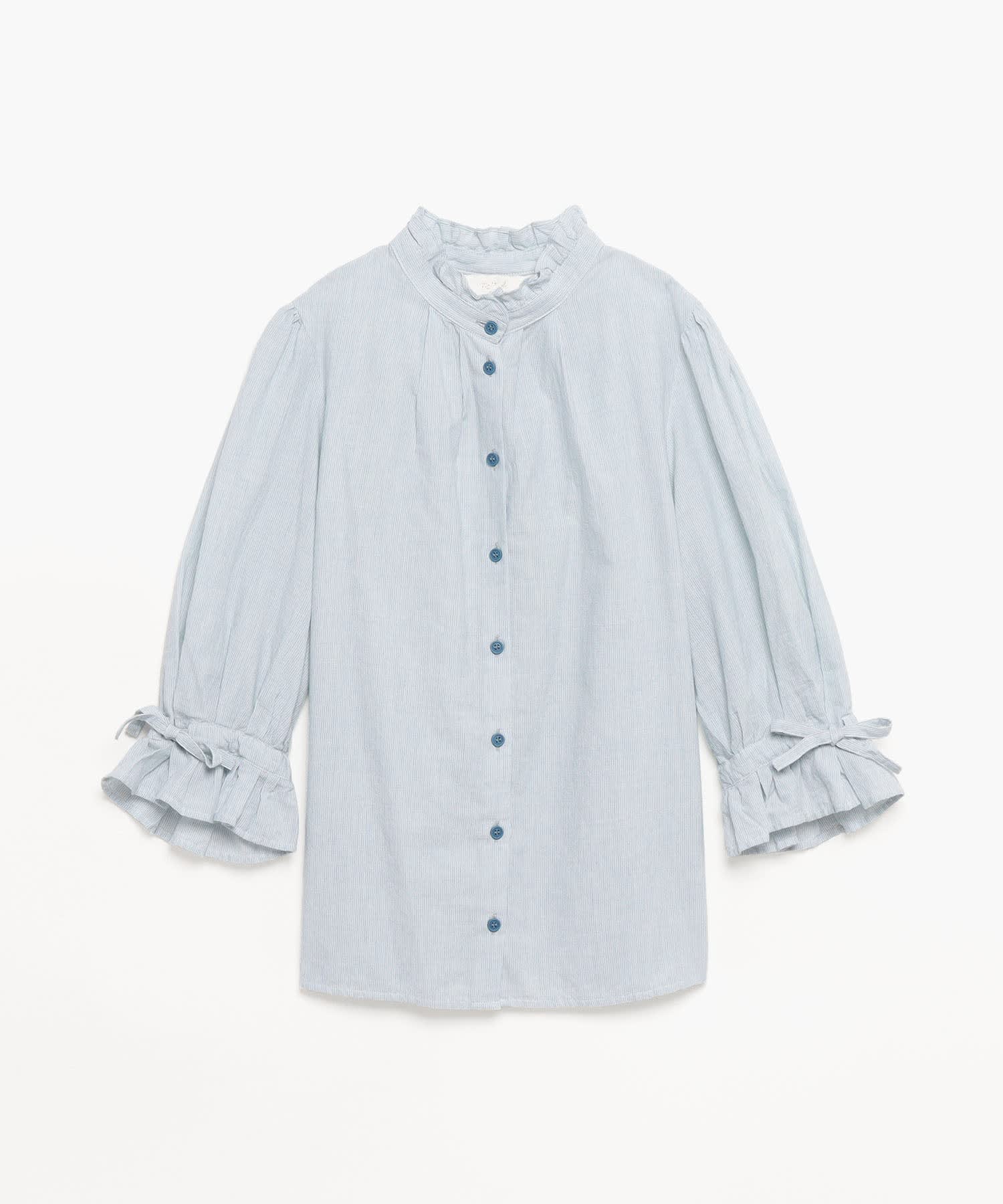 WQ99 CHEMISE ストライプブラウス