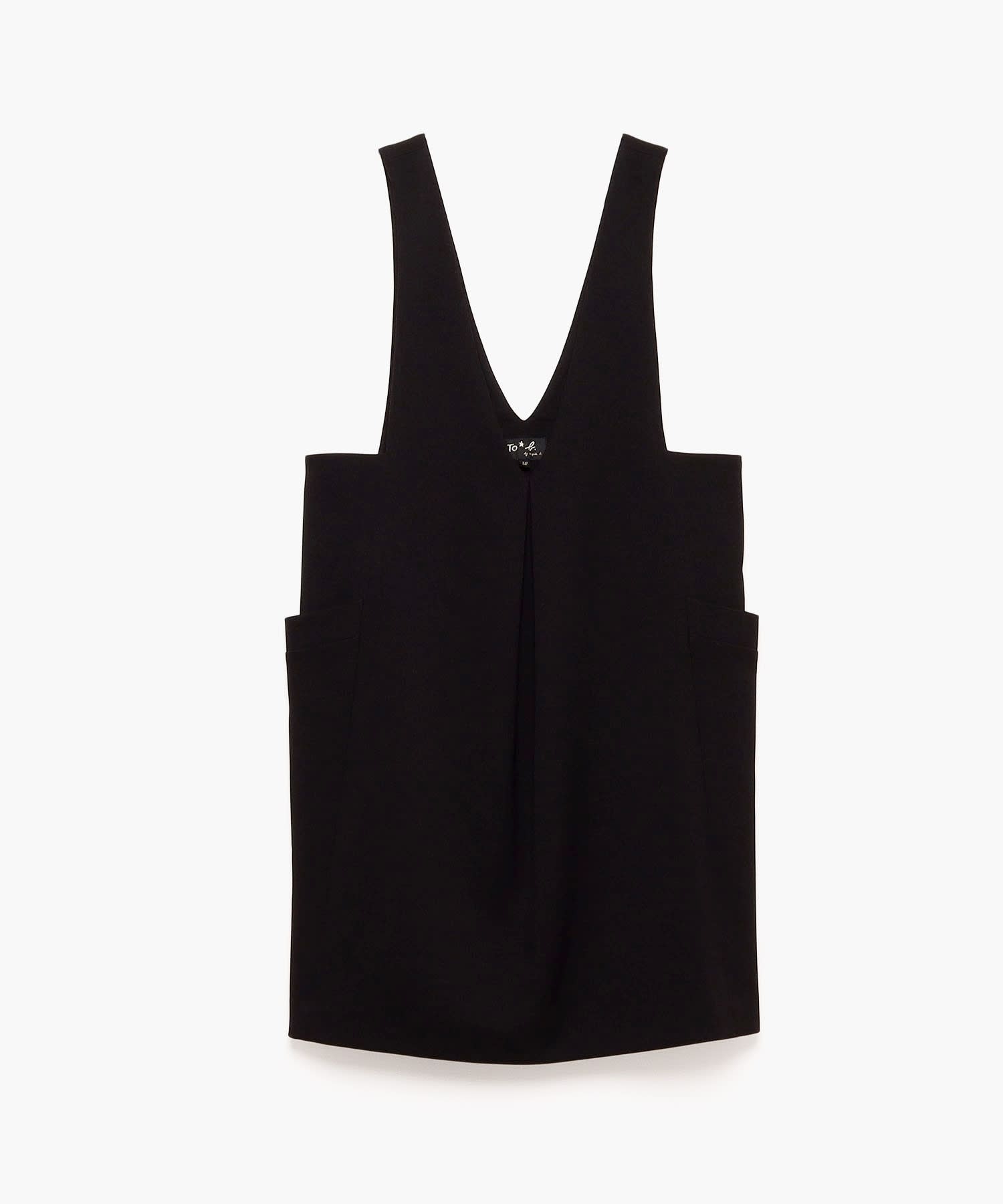 WQ06 JUMPER DR サイドポケットジャンパードレス