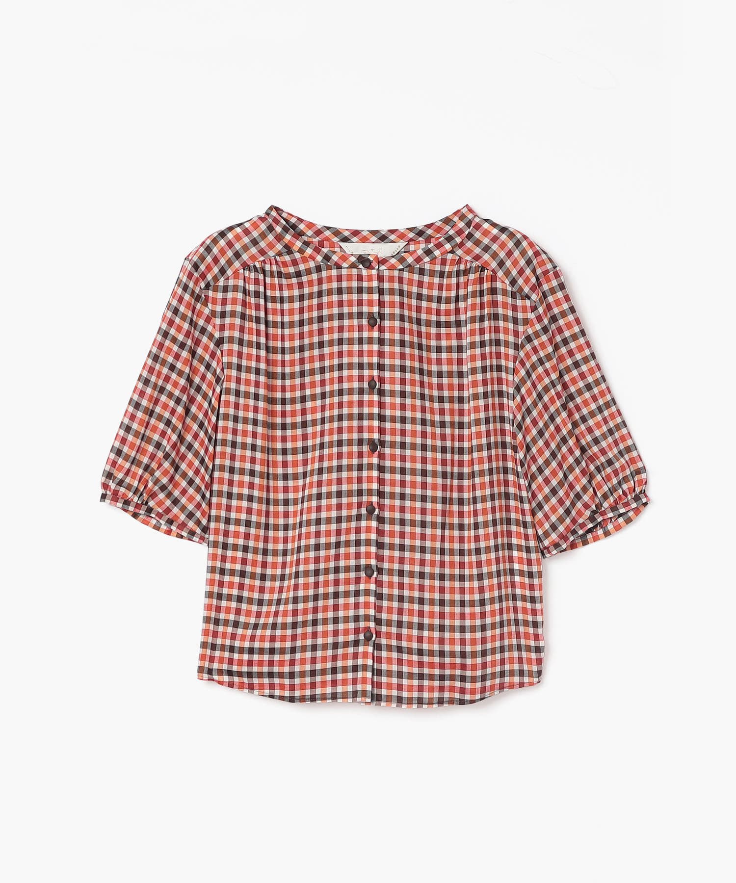 WS87 CHEMISE スリークルールヴィシー チェックブラウス