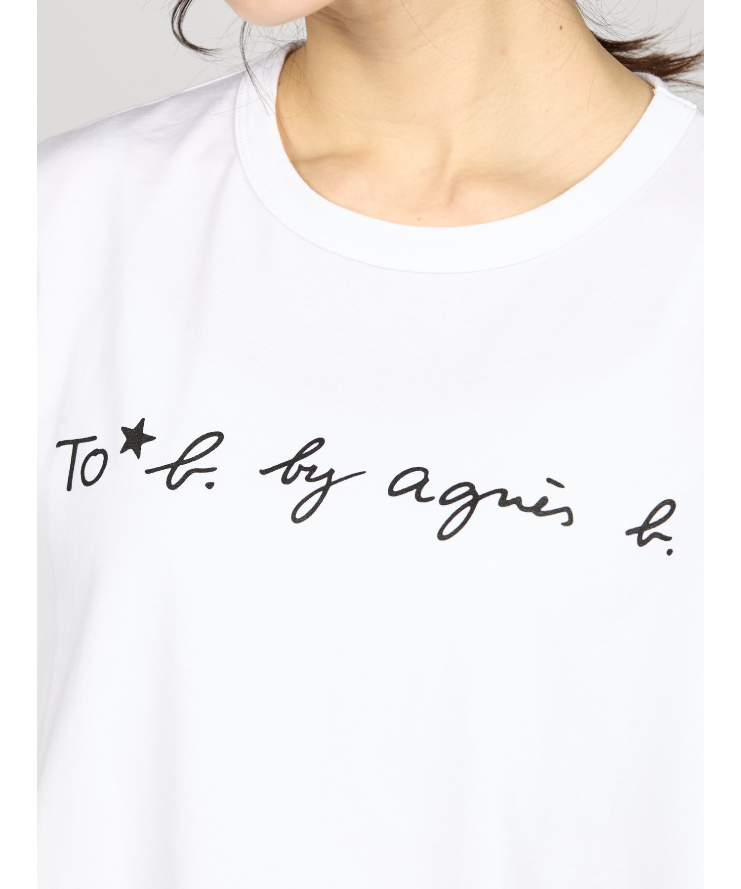 【agnes b.】アニエスベー WM40 TS ボーイズロングロゴTシャツ 