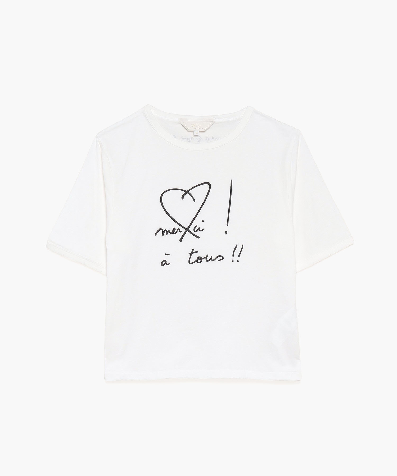 WU61 TS merci ! A tous!! Tシャツ ｜To b. by agnès b.（トゥービー ...