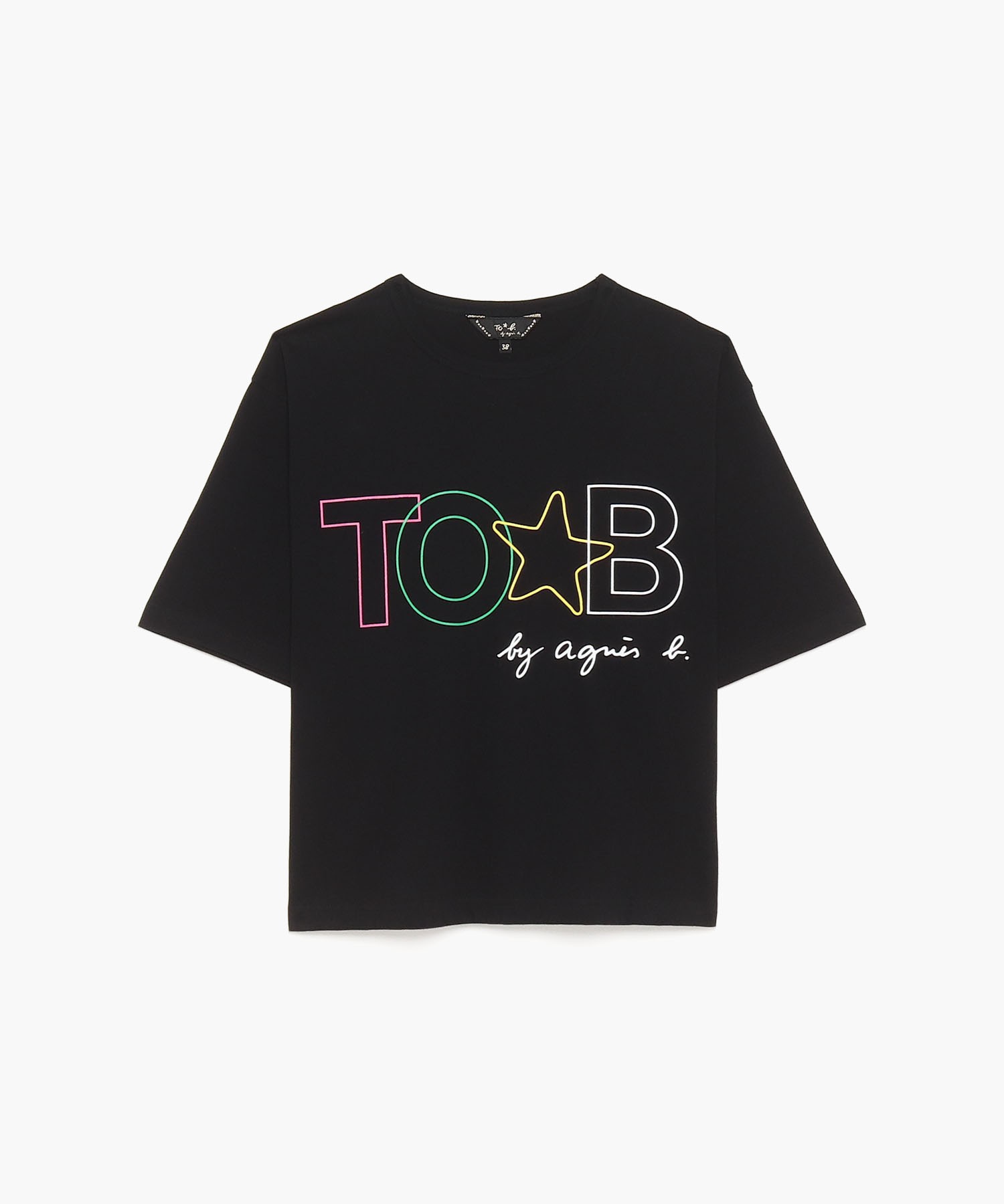W984 TS ネオンカラーロゴTシャツ ｜To b. by agnès b.（トゥービー