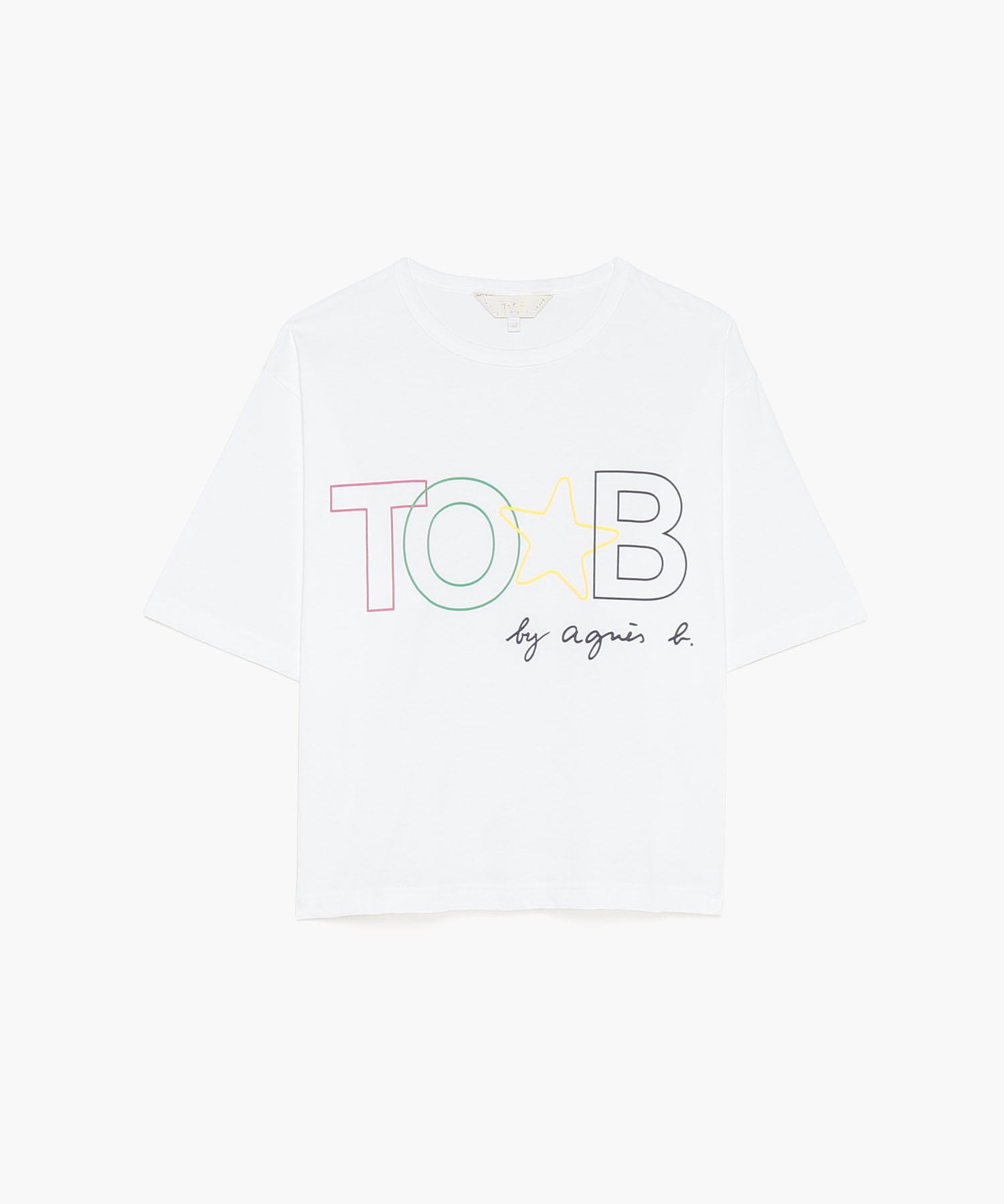 W984 TS ネオンカラーロゴTシャツ ｜To b. by agnès b.（トゥービー