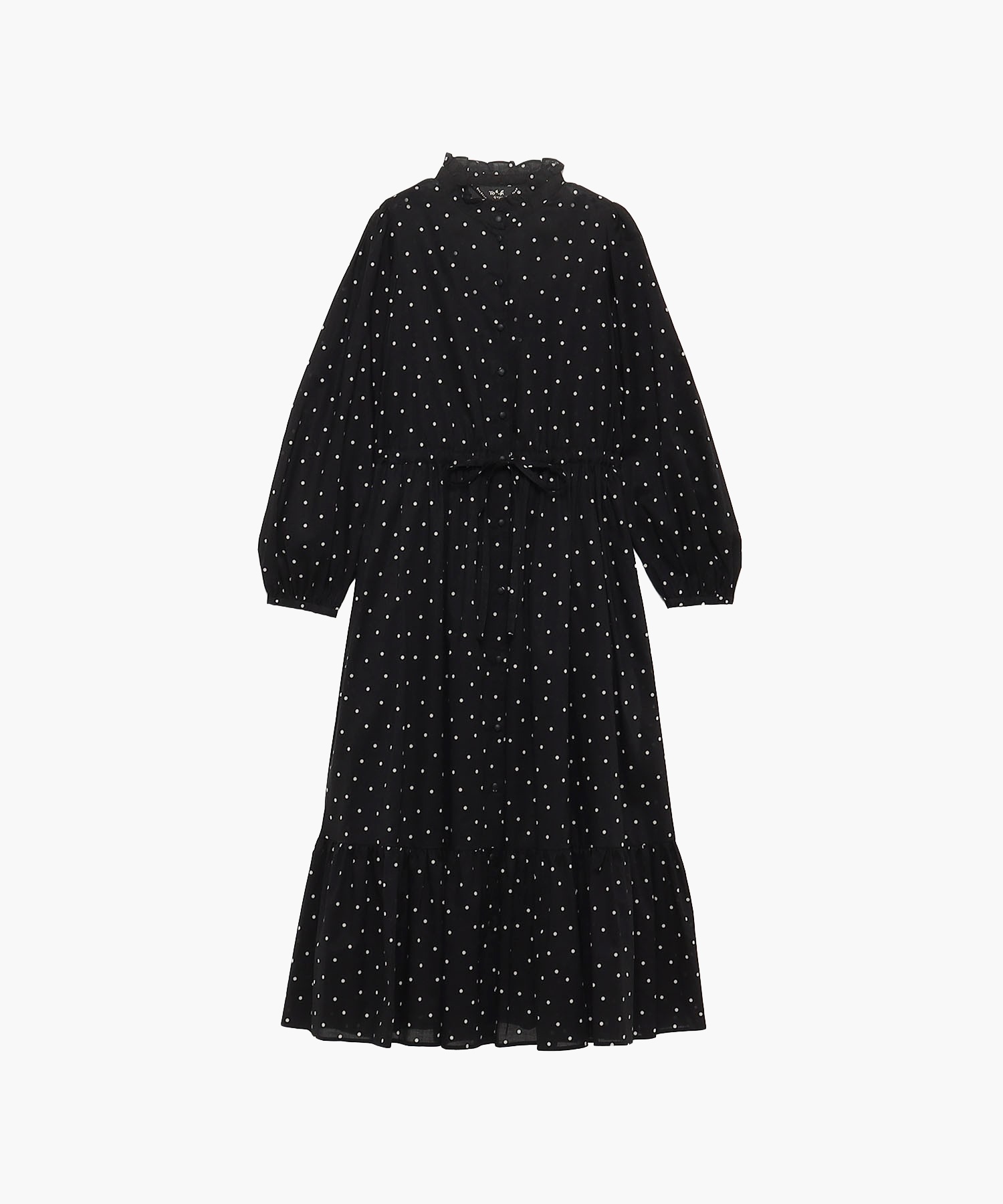 WU79 ROBE コットン ドット ワンピース ｜To b. by agnès b