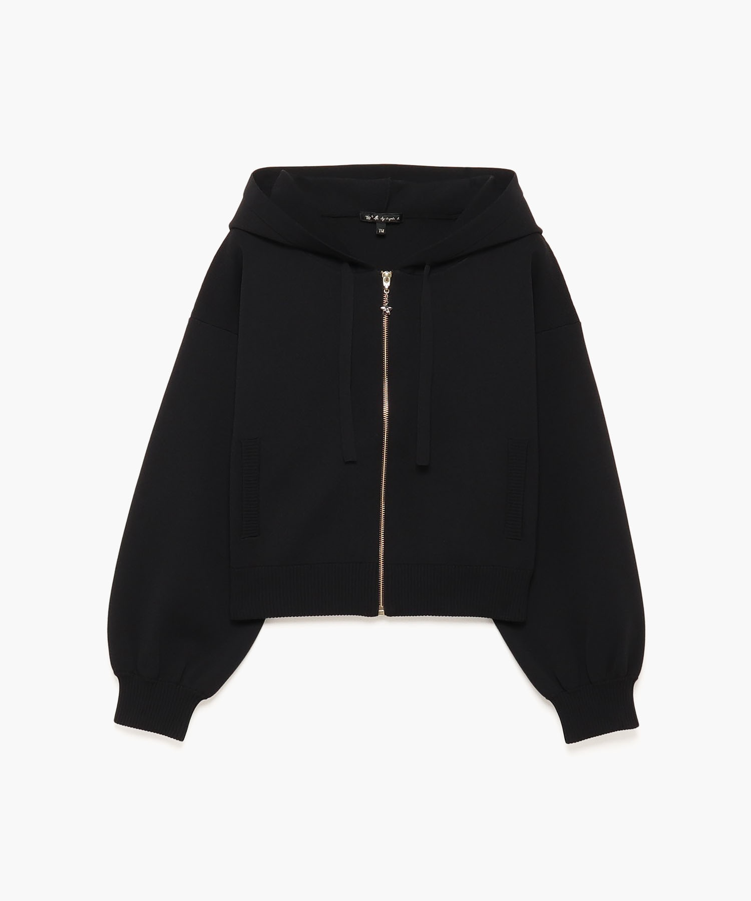 WS91 HOODIE スポーティミニジップフーディ ｜To b. by agnès b