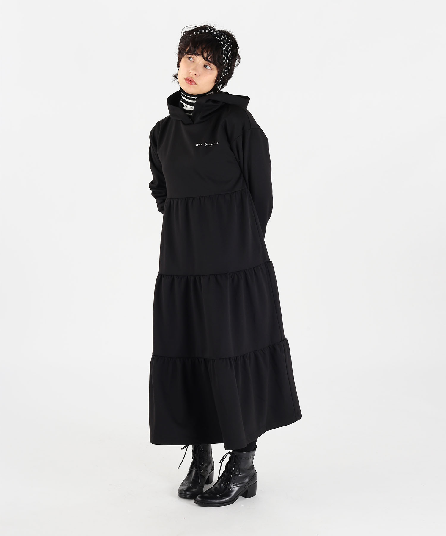 数年前に28000円＋税agnès b.　黒ワンピース