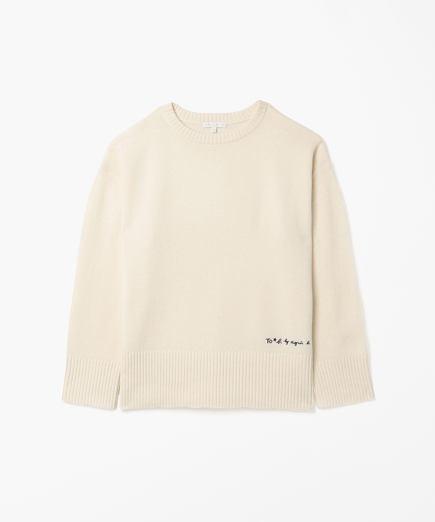 WT19 PULLOVER カラーニットプルオーバー ｜To b. by agnès b