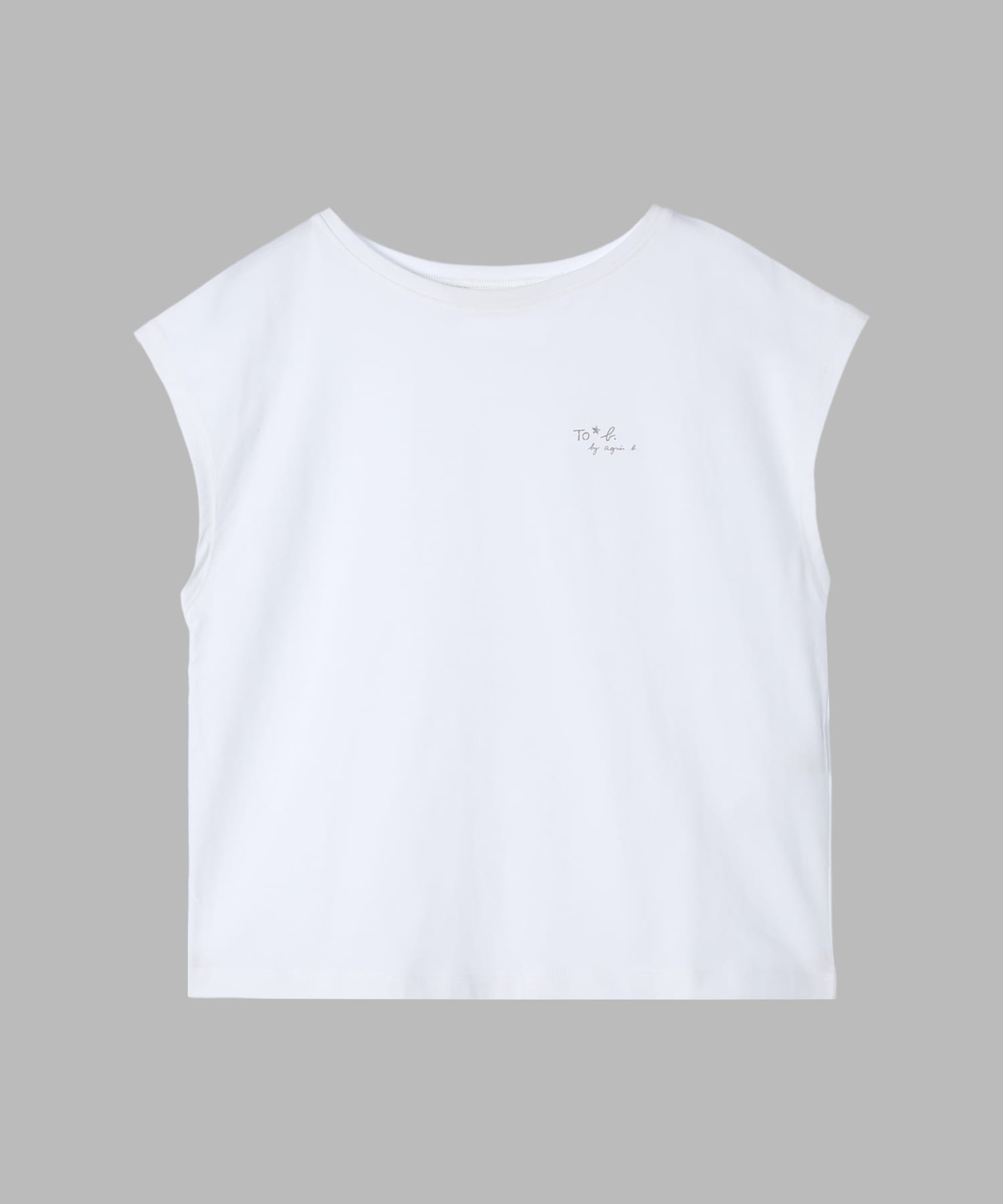 グリッターロゴフレンチスリーブTシャツ