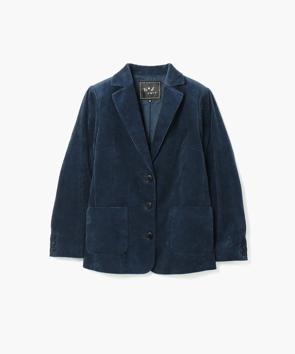 セットアップ対応商品】WU72 VESTE コーデュロイテーラードジャケット ...