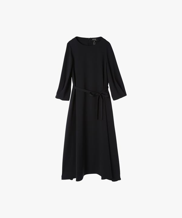 WEB限定 WU22 ROBE ドットロングドレス ｜To b. by agnès b