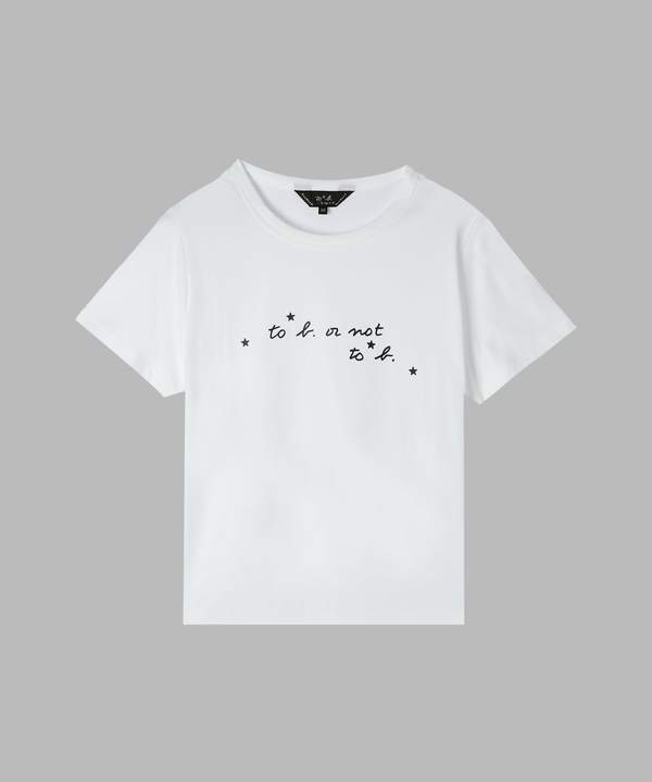 WEB限定 WU20 TS ニュークロップドコンパクトTシャツ ｜To b. by agnès 