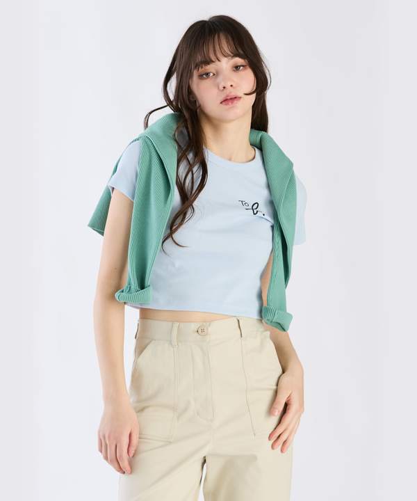 ニュークロップドコンパクトTシャツ