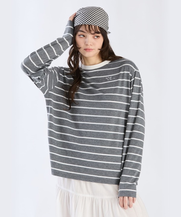 ボーダーボーイズロングTシャツ