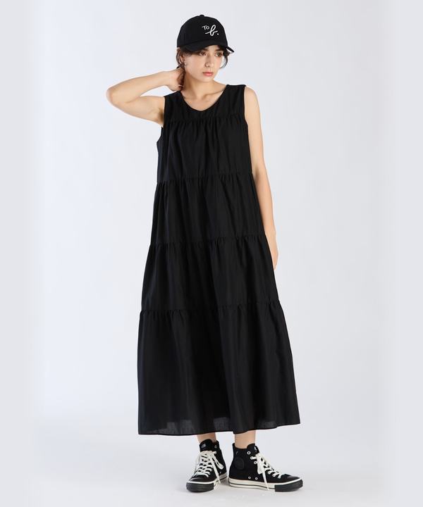 Sawa a la mode レディース ワンピース 黒 ブラック ベージュ