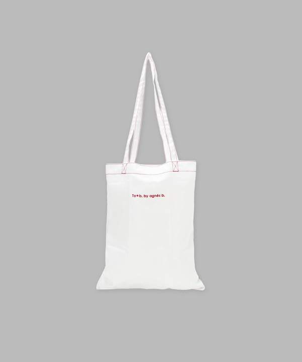 アニエスベー トートバッグ　グリーン　ホワイト　ナイロンバッグ ハンドバッグ トートバッグ｜agnès b.｜アニエスベー公式オンラインブティック
