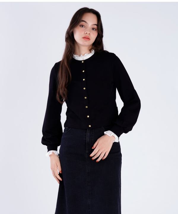【タグ付き未使用】アニエスベー カーディガン T2（S~M） 薄手 agnès b. ICONIC SERIES｜アニエスベー公式オンラインブティック