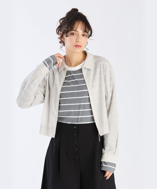 agnès b.　アニエスべー　コート　上着　グレー　150 Agnes b. / アニエスベー | セットアップ ロングジャケット