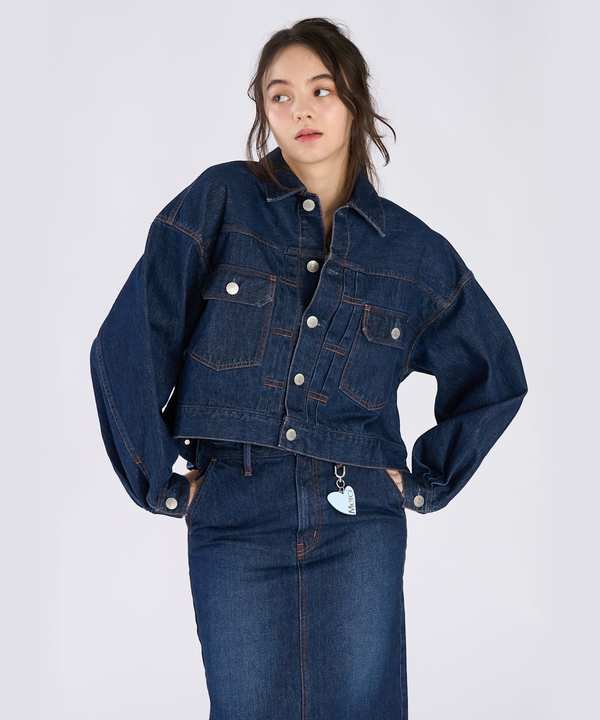 To b. by agnes b. �~ NEEDBY heritage DENIM JACKET