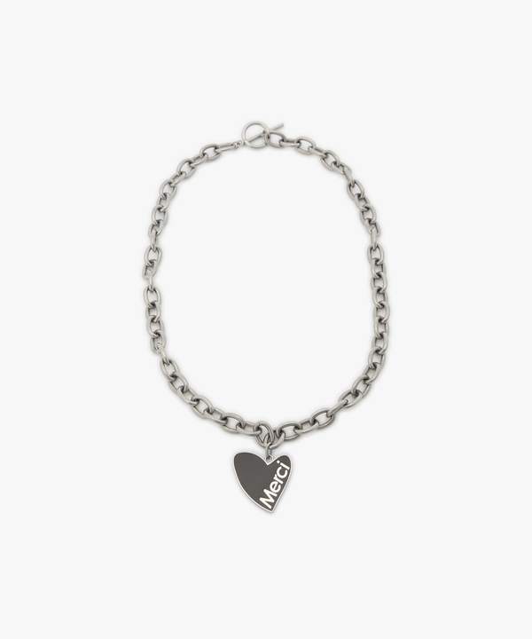 ���b�Z�[�W �n�[�g �`�F�[���l�b�N���X "Merci"