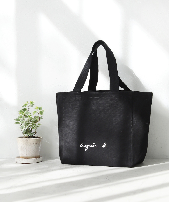 WEB限定 GO03‐01 ロゴトートバッグ ｜agnès b. VOYAGE FEMME ...