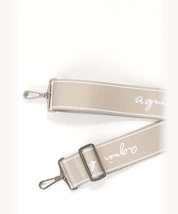 agnes b. VOYAGE TAA03-01 ロゴバッグベルト（ストラップ） agnes b. VOYAGE TAA03-01 ロゴバッグベルト（ストラップ） 楽天